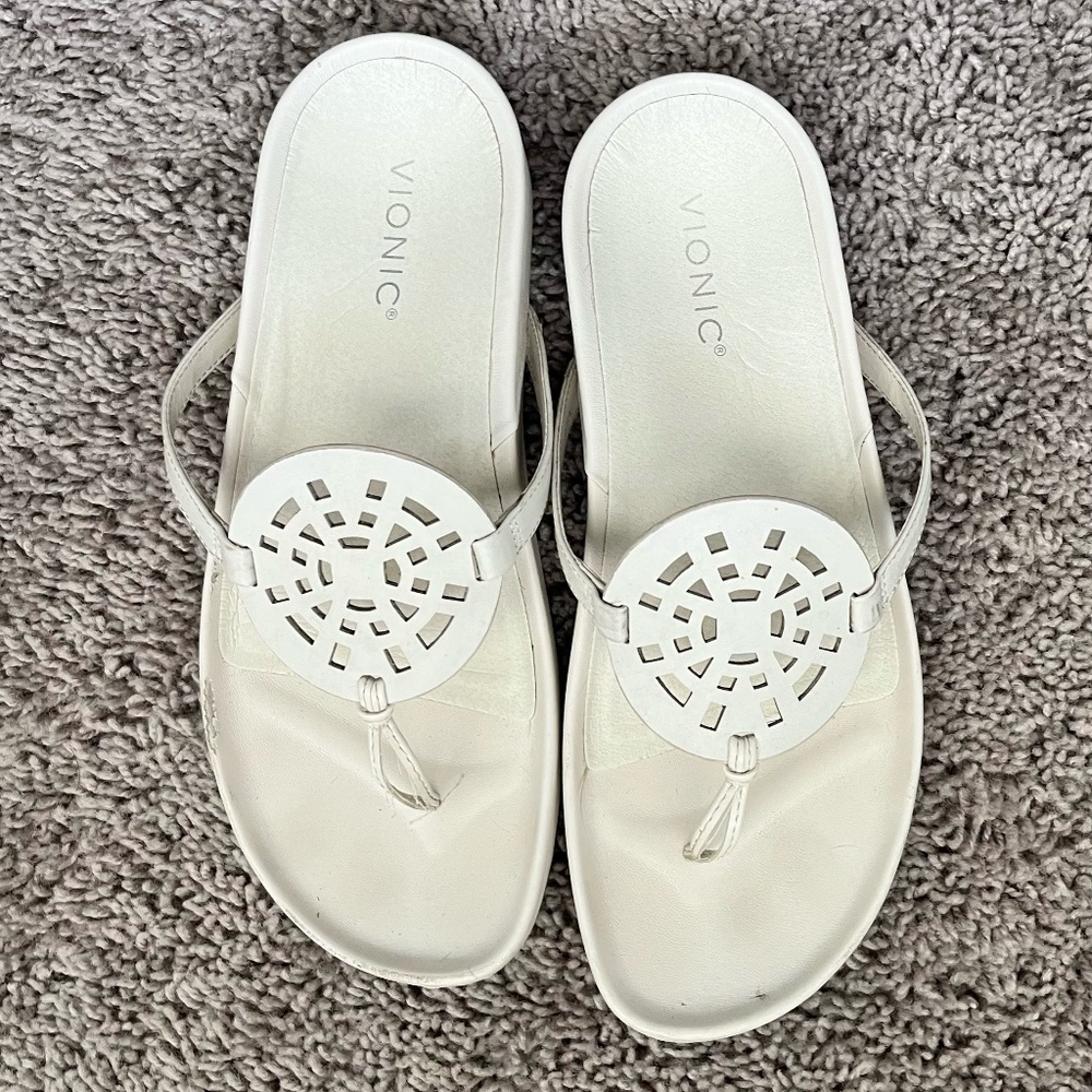 Vionics Sandals Cream/ white color